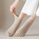 thumbnail image 4 of Women Five Finger Socks Female Slippers Invisible Toe Sock Solid Color Funny Funny Toe Sock Lady Sports Run Fitness Short Socks, 4 of 5