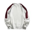 thumbnail image 1 of Blouse en Polyester pour Homme Manches Longues Col Rond Chemises Décontractées Sport Chandail Col Rond Manches Longues, 1 of 9