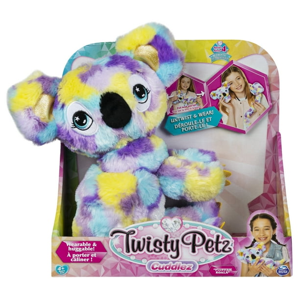 Twisty Petz Cuddlez, Series 4, Fluffzie Koala Transforming Collectible Plush for Kids Aged 4 and