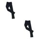 thumbnail image 3 of Wosthever Mallas de patinaje Crystal Sparkling Pants Leggings de patinaje artístico Pure Black160 Negro puro 160 cm 2Conjunto, 3 of 6