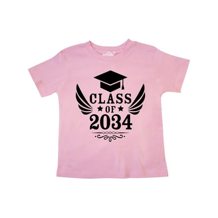 

Inktastic Class of 2034 with Graduation Cap and Wings Gift Toddler Boy or Toddler Girl T-Shirt