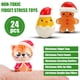 thumbnail image 5 of Juguetes Sensoriales Squishy Hortensia Azul Navidad 24 Piezas para Niños, 5 of 7