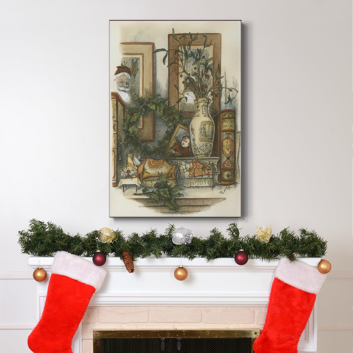 Not a Creature was Stirring- Gallery Wrapped Canvas