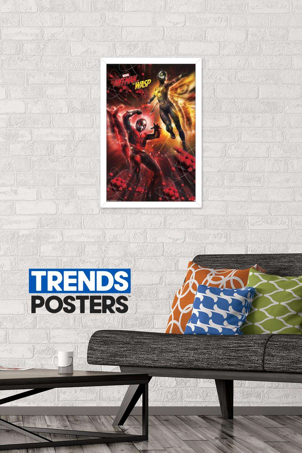 Marvel Cinematic Universe - Ant-Man and the Wasp - Subatomic Wall Poster, 14.725" x 22.375", Framed