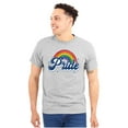 thumbnail image 5 of Cute Gay LGBT Pride Rainbow Sparkle Men's Graphic T Shirt Tees Brisco Brands X, 5 of 5