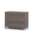thumbnail image 2 of Bestar 2 Drawer Lateral Wood Lockable Filing Cabinet, Gray, 2 of 3