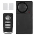 thumbnail image 1 of Alarma antirrobo Jadeshay para puerta y ventana inalámbrica Con Control remoto Negro, 1 of 8