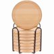 thumbnail image 1 of wonima02 Bamboo 4 inch coaster [8 pcs] Coasters with Holder - Drinking Coasters - Cup Mat for Drinks - Live for Hot or Cold Drink - Non-slip and non-stick,Suitable for Kinds Cups and Living Room Decor, 1 of 1