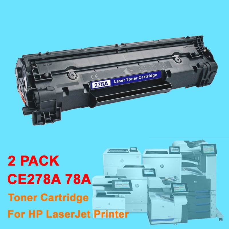 2PK HP CE278A 78A Toner For HP LaserJet Pro P1560 P1566 P1606 P1606N  P1606DN - Walmart.com