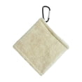 thumbnail image 2 of Toalla de golf Zulema con clip limpiador portátil de pelotas de golf Beige, 2 of 8