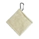 thumbnail image 2 of Toalla de pelota de golf con clip, paño de limpieza, accesorios de golf portátiles, limpiador de pelotas de golf, regalos de bolsillo para hombres y m Beige, 2 of 8