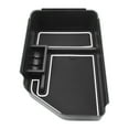 thumbnail image 1 of Center Console Organizer Tray for 2022+ EV6 Armrest Storage Box Interior Accessories with Coin Holder, White, 1 of 8