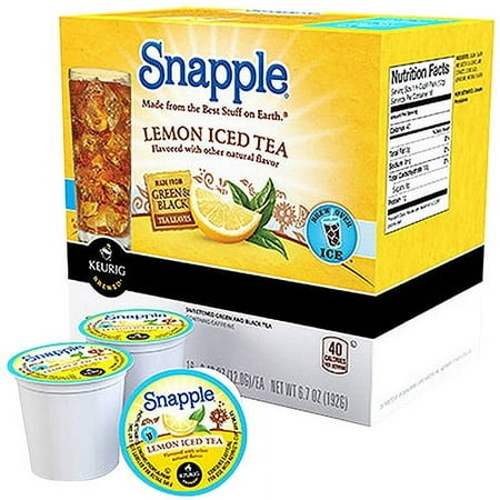 Snapple Lemon Iced Tea K-Cups, 16 count