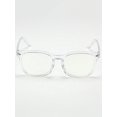 thumbnail image 2 of 1pair Unisex Pc Clear Square Framed Anti-blue Ray Flat Glasses For Decor And Office / Reading Use, 2 of 5