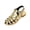 Gold, variant on Fisherman Sandals for Women, Women’s Leather Flat Sandals, Gladiator Strappy Close Toe Roman Sandals Shoes Comfortable Dress Buckle Summer Shoes, Black, 36