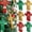 24PCS, variant on Dalrosia 24PCS Hanging Wooden Cross Decoration, Cross Christmas Decorations Indoor, Wooden Cross Christmas Ornaments Set, Religious Christmas Tree Decorations Cross Pendant
