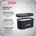 thumbnail image 2 of HolaHatha 129 Gal Ice Bath Tub, Portable Hot/Cold Water Plunge Tub with Lid, 2 of 11