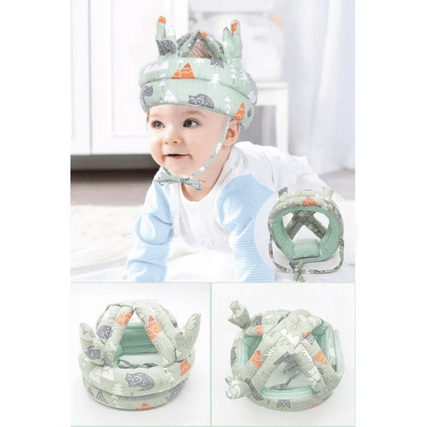 Gorro Anticaídas Contra Golpes Para Bebés Casco de Seguridad Ajustable  Protección Para Niños Que Corren, Caminan y Gatean