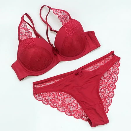 

Fatuov Womens Lingerie Sets Women s Lingerie Set Sexy Lace Bra And Panties Summer Thin Lingerie Set On Clearance