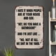 thumbnail image 2 of Frase Placa Metal Vintage Pintura Hierro Rectangular Arte Pared Del 20 X 30 Cm, 2 of 9