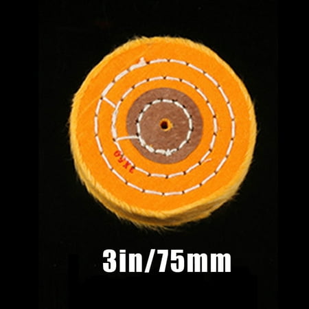 

4mm Hole Dia 3-8inch Cotton Lint Cloth Polishing Wheel for Gold Silver Jewelry