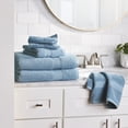 thumbnail image 4 of Better Homes & Gardens Signature Soft Popcorn Texture Bath Towel,Blue Silver, 4 of 7
