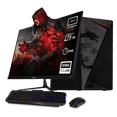 thumbnail image 1 of Xtreme PC Gaming MSI AMD Radeon Vega Renoir Ryzen 5 5600G 16GB SSD 500GB Monitor 23.8 WIFI negro, 1 of 6