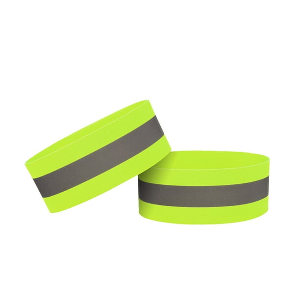 Xihbxyly Brazalete Reflectante, Equipo Deportivo de Alta Visibilidad, Seguridad para Correr de Noche, Ligereza y Comodidad, Imprescindible para Actividades Al Aire Libre, Ideal para Corredores, Tamañ