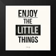 thumbnail image 2 of Rae, Marla 12x12 Black Modern Framed Museum Art Print Titled - Enjoy the Little Things, 2 of 5