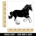 thumbnail image 2 of Mighty Clydesdale Horse Self-Inking Rubber Stamp Ink Stamper - Blue Ink - Large 1-1/2 Inch, 2 of 7