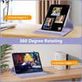thumbnail image 4 of Fintie Rotating Case for iPad Air 13-inch (M2) 2024 - 360 Degree Rotating Protective Stand Cover with Pencil Holder, Lilac Purple, 4 of 10