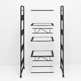thumbnail image 4 of Natwind 4 Tiers Home Office Rolling File Cart for Letter Size Mobile Metal File Hangers Shelves on Wheels Hanging File Folders Rack Pull-Out Drawer Cabinet, 4 of 8