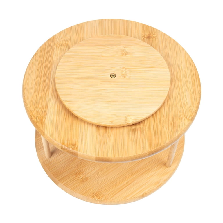 Better Homes & Gardens Kitchen Organizer Bamboo Turntable 2-Tier