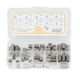 thumbnail image 1 of 50PCS Threaded Insert Set 303 Stainless Steel Wear Resistant Shockproof M6X1 Nut Insert, 1 of 14