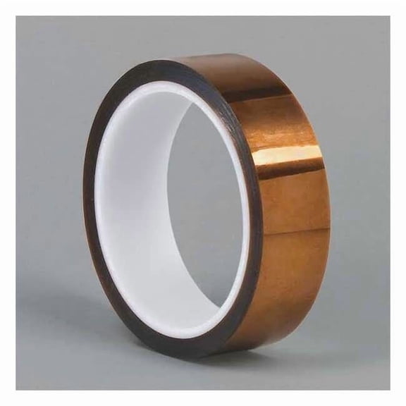 Dupont Elec Tape,50 ft Lx1 in W,5 mil,Amber Kapton HN