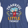 thumbnail image 3 of Dr. Seuss - Thanksgiving Is A Family Thing - Toddler And Youth Girls Fit And Flare Dress, 3 of 6