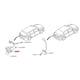 thumbnail image 2 of Female Plug Rear View Camera Assy 86267-AJ100 for Legacy 10-14 BackUp Park Assist Camera 86267AJ10A AJ10B, 2 of 5