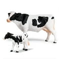 thumbnail image 6 of 4pcs Mini Farm Animals Figure Realistic Cow Party Favors Decoration, 6 of 6