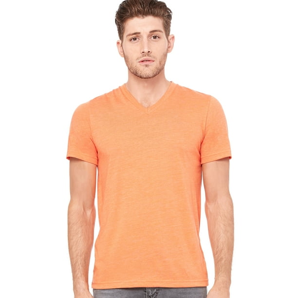 Download BELLA+CANVAS - Bella + Canvas Unisex Triblend Short Sleeve V-Neck T-Shirt - C3415 - Walmart.com ...