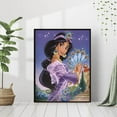 thumbnail image 2 of Diamond Painting Kits for Adults 5D DIY Round Diamond Number Kits with Full Drill Large Size 12x16 Inch Princess Jasmine Diamond Embroidery Paintings for Home, Office, Wall Decor, 2 of 5