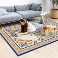 thumbnail image 4 of 1PC Fluffy Region Carpet Partial Carpet, Lightweight Washable Easy-to-Manage Carpet Mat Festival Gift, Suitable for Living Room, Bedroom, Dining Room, Office, Bathroom, Room Accessones, 4 of 7