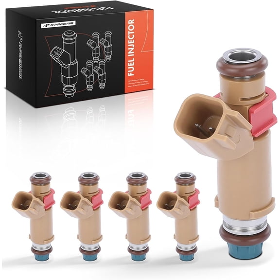 A-Premium Fuel Injectors Compatible with Volvo S40 2004-2010, V50 2005-2010, 2.4L 5-PC Set