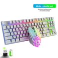 thumbnail image 3 of de y mouse inalámbricos con retroiluminación RGB, botón de silencio para el trabajo y shamjiam  combo de teclado y ratón, 3 of 9