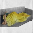 thumbnail image 5 of Yellow Soft Flannel Fleece Throw Blanket, Abstract Vibrant Summer Sun Inspired with Different Shades of Dreamlike Style Design, Cozy Plush for Indoor and Outdoor Use, 50" x 70", Yellow, by Ambesonne, 5 of 5