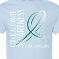 thumbnail image 4 of Inktastic Cervical Cancer Awareness Fight, Care, Cure T-Shirt, 4 of 5