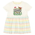 thumbnail image 3 of Inktastic Christmas Cousins Crew 2025 Girls Baby Dress, 3 of 5
