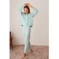 thumbnail image 5 of Richie House Pajamas Women Long Sleeve PJ Set Collar Button-Down Sweat Sleepwear RHW4025, 5 of 7