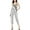 Grey - greycombo, variant on bar III Womens Surplice Jumpsuit, Grey, XX-Small