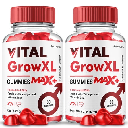 Vital Grow XL Max + for Men, 2x Stronger, Vital Grow XL Max+for Men (2 Pack)