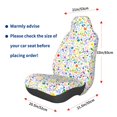 thumbnail image 3 of Wukai Education And Science Full Set Car Seat Covers with Soft Padding Universal Auto Front Seats Protector and Cushion Mat, 3 of 5